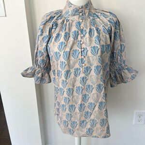 WKND WYFR Floral Patterned Top NWT